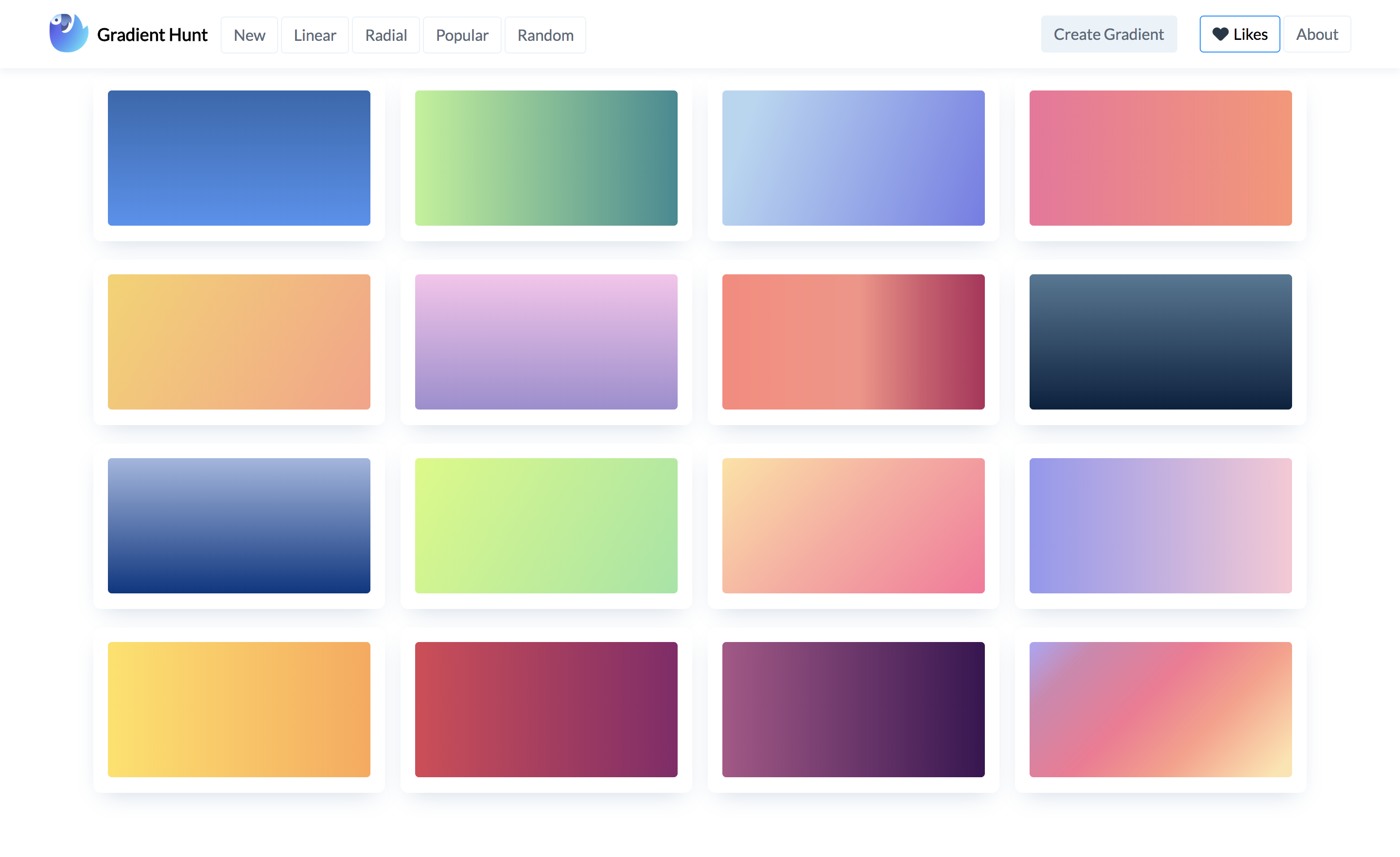 gradient colors